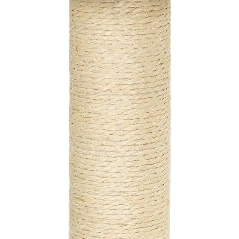 Petshop - Accesorii petshop - Jucarii animale - Ansambluri de joaca - Ansamblu pisici, stalpi din funie sisal, crem, 155 cm - Infinity.ro