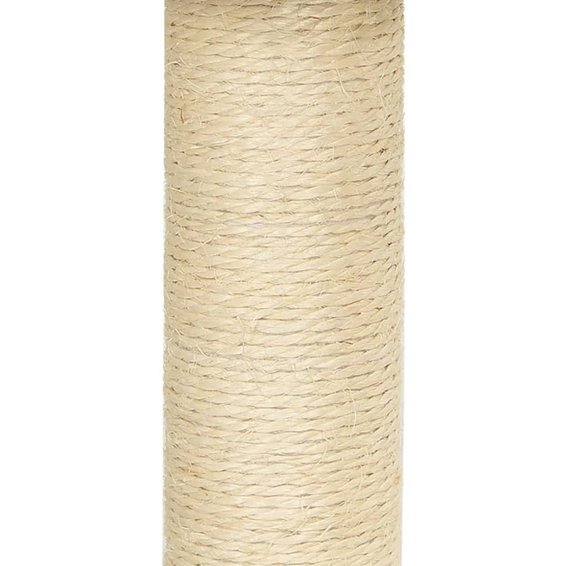 Petshop - Accesorii petshop - Jucarii animale - Ansambluri de joaca - Ansamblu pisici, stalpi din funie sisal, gri deschis, 155 cm - Infinity.ro