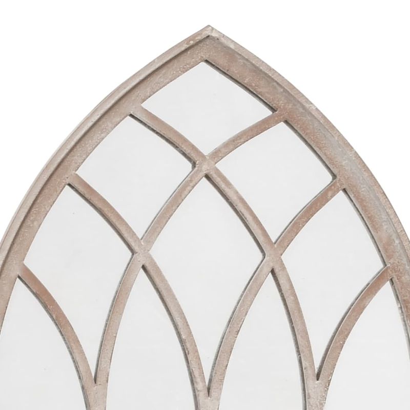 Casa si Gradina - Decoratiuni - Oglinzi - Oglinda de gradina, nisipiu, 100x45 cm, fier, uz exterior - Infinity.ro