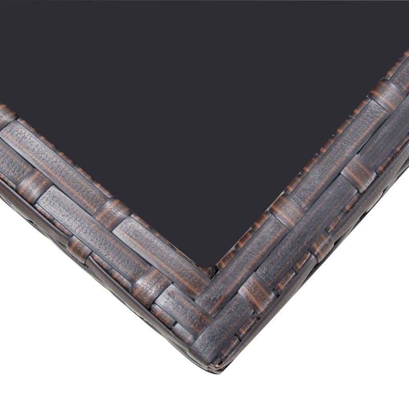 Casa si Gradina - Gradina si terasa - Mobilier exterior - Seturi mobila gradina - Set mobilier de exterior cu perne, 5 piese, maro, poliratan - Infinity.ro