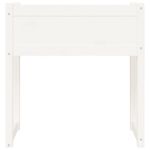 Casa si Gradina - Gradinarit si plante - Plante si ghivece - Ghivece si suporturi - Jardiniera, alb, 78x40x81 cm, lemn masiv de pin - Infinity.ro