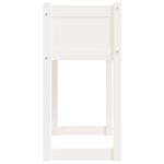 Casa si Gradina - Gradinarit si plante - Plante si ghivece - Ghivece si suporturi - Jardiniera, alb, 78x40x81 cm, lemn masiv de pin - Infinity.ro