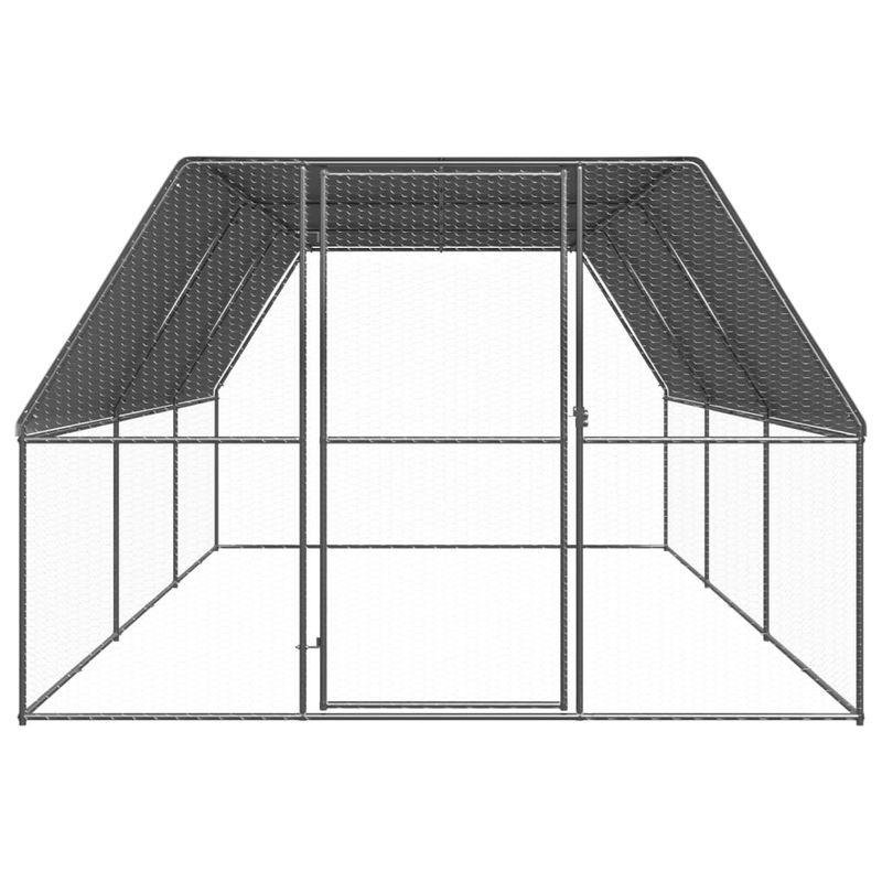 Petshop - Accesorii petshop - Culcusuri si custi - Custi interior si exterior - Cotet de pasari pentru exterior, 3x6x2 m, otel zincat - Infinity.ro
