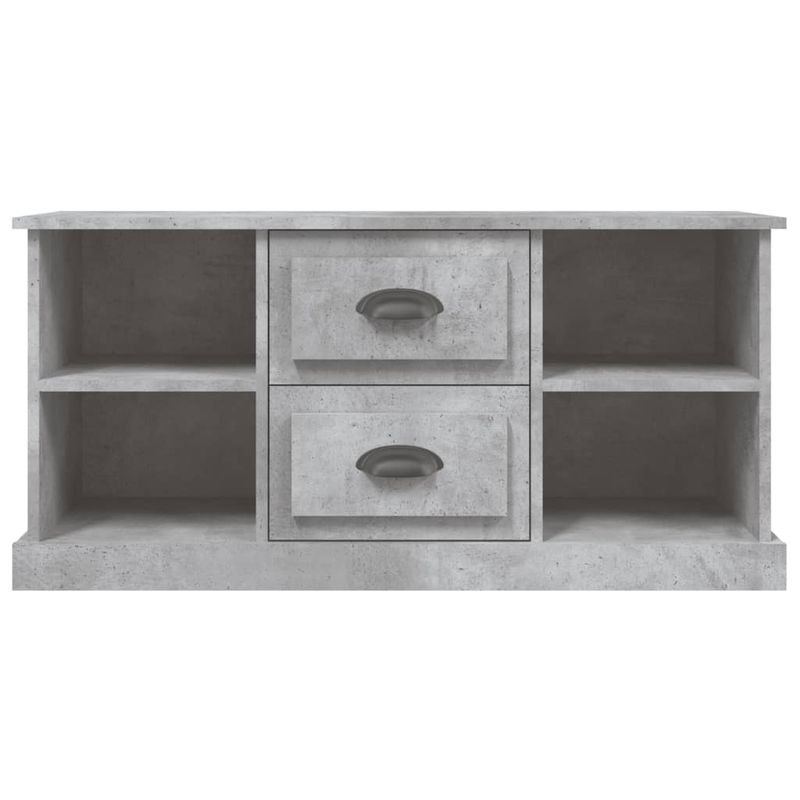Casa si Gradina - Mobilier - Comode si corpuri - Comode - Comoda TV, gri beton, 99,5x35,5x48 cm, lemn prelucrat - Infinity.ro