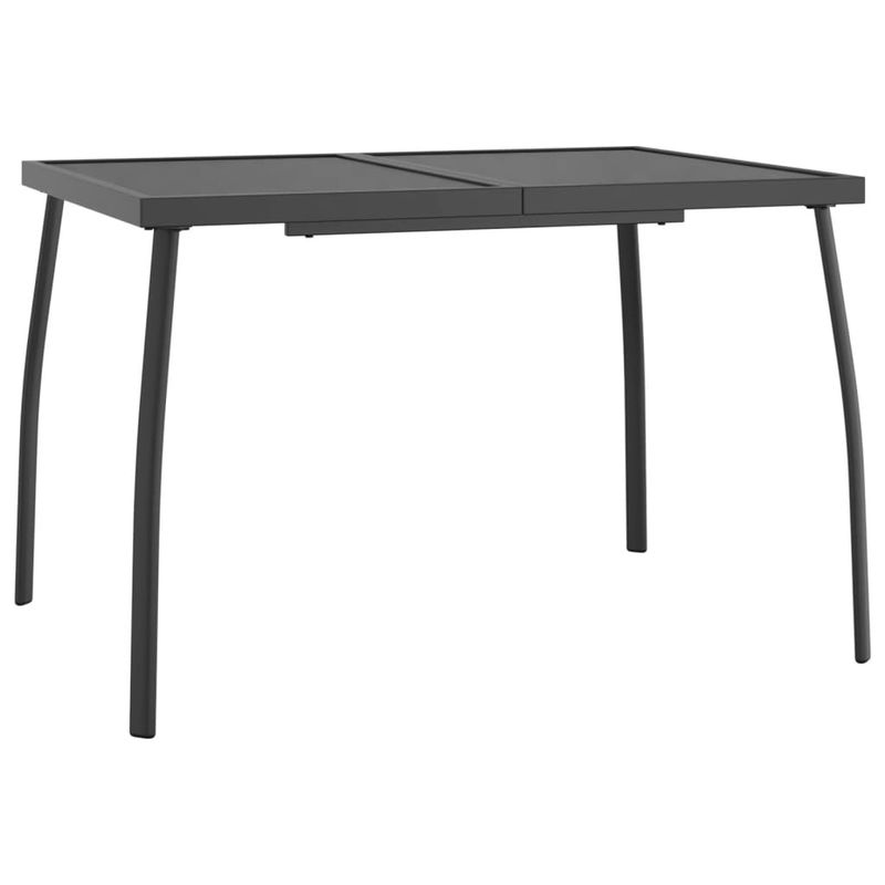 Casa si Gradina - Gradina si terasa - Mobilier exterior - Seturi mobila gradina - Set de masa gradina, 5 piese, antracit, otel - Infinity.ro