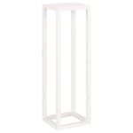 Casa si Gradina - Gradinarit si plante - Plante si ghivece - Ghivece si suporturi - Set suport de plante, 3 piese, alb, lemn masiv de pin - Infinity.ro