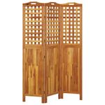 Casa si Gradina - Decoratiuni - Pereti despartitori si paravane - Paravan de camera 3 panouri 121,5x2x180 cm lemn masiv de acacia - Infinity.ro