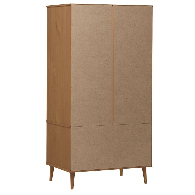 Casa si Gradina - Mobilier - Dulapuri si sifoniere - Sifoniere - Sifonier "MOLDE", maro, 90x55x175 cm, lemn masiv de pin - Infinity.ro