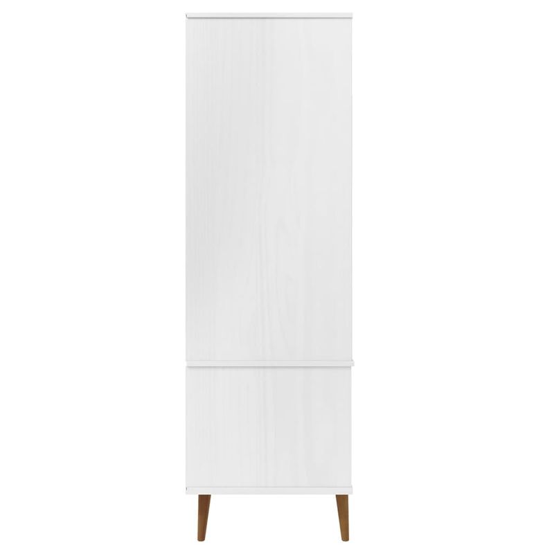 Casa si Gradina - Mobilier - Dulapuri si sifoniere - Sifoniere - Sifonier "MOLDE", alb, 90x55x175 cm, lemn masiv de pin - Infinity.ro