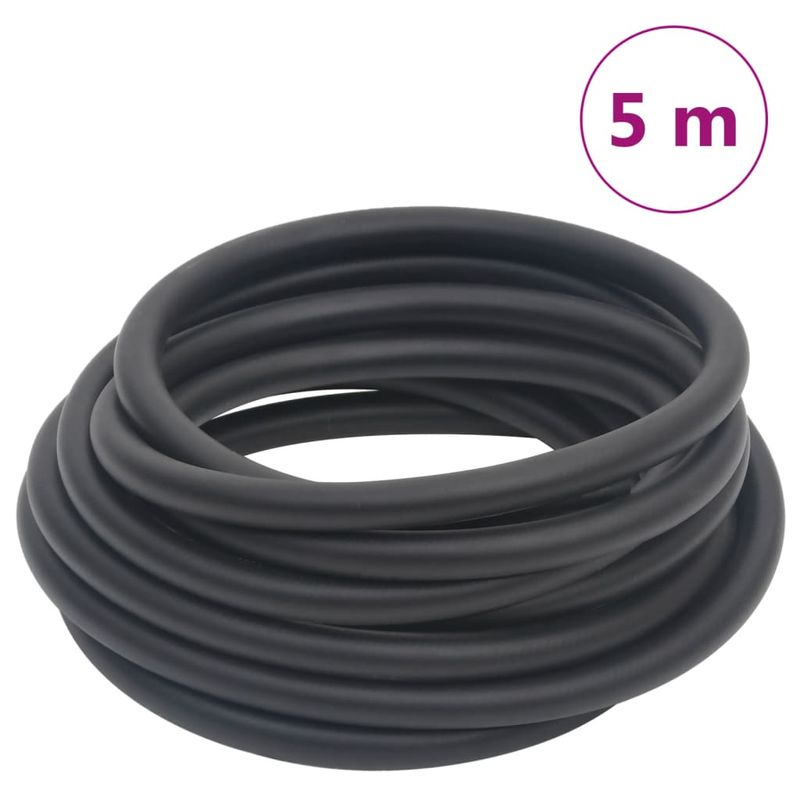 Casa si Gradina - Electrice - Echipamente electrice - Accesorii compresoare - Furtun de aer hibrid, negru, 0,6", 5 m, cauciuc și PVC, model fără cuplaj - Infinity.ro