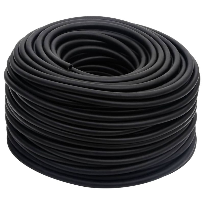 Casa si Gradina - Electrice - Echipamente electrice - Accesorii compresoare - Furtun de aer hibrid, negru, 0,6", 20 m, cauciuc și PVC, model fără cuplaj - Infinity.ro