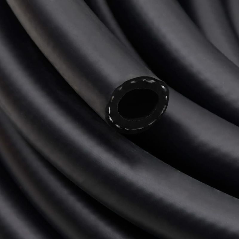 Casa si Gradina - Electrice - Echipamente electrice - Accesorii compresoare - Furtun de aer hibrid, negru, 0,6", 20 m, cauciuc și PVC, model fără cuplaj - Infinity.ro