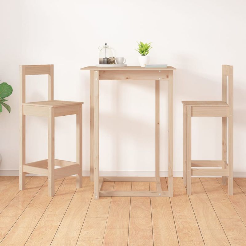 Casa si Gradina - Mobilier - Scaune si fotolii - Scaune - Scaune de bar, 2 buc., 40x41,5x112 cm, lemn masiv de pin - Infinity.ro