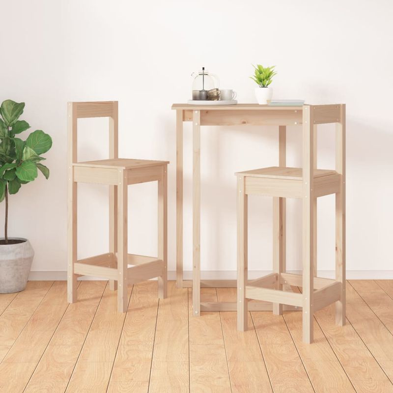 Casa si Gradina - Mobilier - Scaune si fotolii - Scaune - Scaune de bar, 2 buc., 40x41,5x112 cm, lemn masiv de pin - Infinity.ro