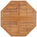 Casa si Gradina - Gradina si terasa - Mobilier exterior - Seturi mobila gradina - Set de mobilier de exterior pliabil, 5 piese, lemn masiv de tec, formă octogon, model cu cotieră" - Infinity.ro