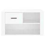 Casa si Gradina - Mobilier - Organizare si depozitare - Organizator incaltaminte - Pantofar, alb, 80x35x45 cm, lemn compozit - Infinity.ro