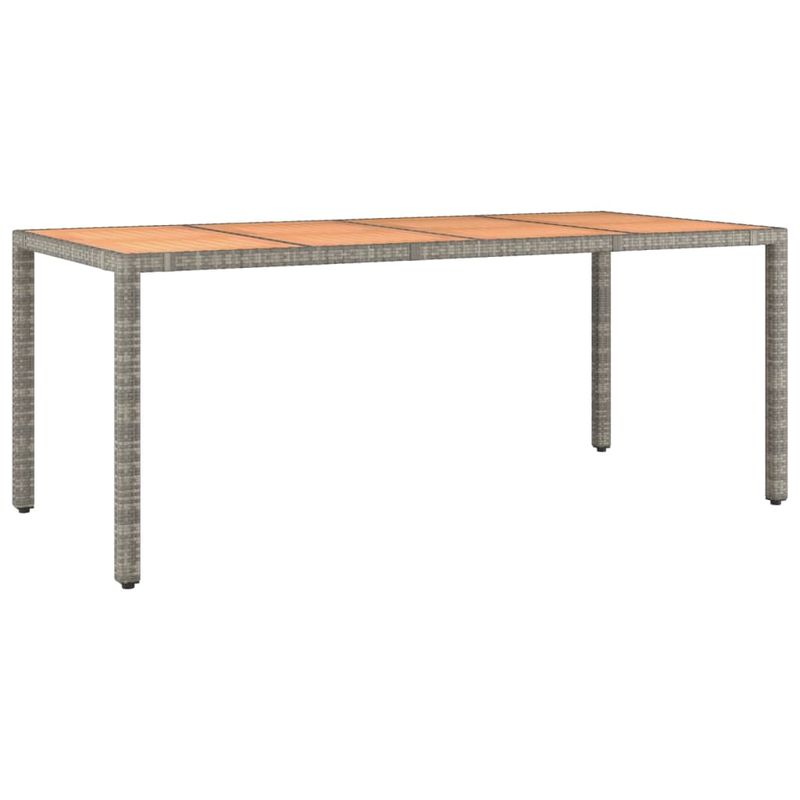 Casa si Gradina - Gradina si terasa - Mobilier exterior - Scaune si sezlonguri gradina - Set mobilier de gradina cu perne, 9 piese, gri, poliratan - Infinity.ro
