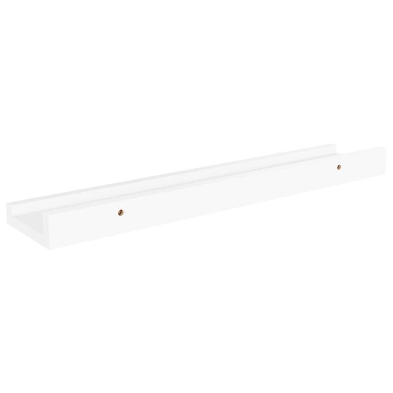 Casa si Gradina - Mobilier - Biblioteci si rafturi - Rafturi - Rafturi de perete, 4 buc., alb, 40x9x3 cm - Infinity.ro