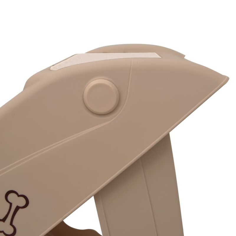 Petshop - Accesorii petshop - Dresaj animale - Scara pentru caini pliabila, maro, 62 x 40 x 49,5 cm - Infinity.ro