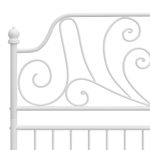 Casa si Gradina - Mobilier - Paturi si accesorii - Paturi - Cadru de pat, alb, 120x200 cm, metal - Infinity.ro