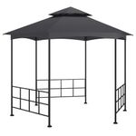 Casa si Gradina - Gradina si terasa - Umbrele si pavilioane - Pavilioane - Pavilion cu pereti laterali, antracit, 3,1x2,7 m - Infinity.ro
