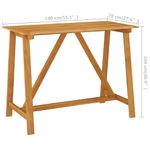 Casa si Gradina - Gradina si terasa - Mobilier exterior - Seturi mobila gradina - Set mobilier bar de exterior, 5 piese, lemn masiv de acacia - Infinity.ro