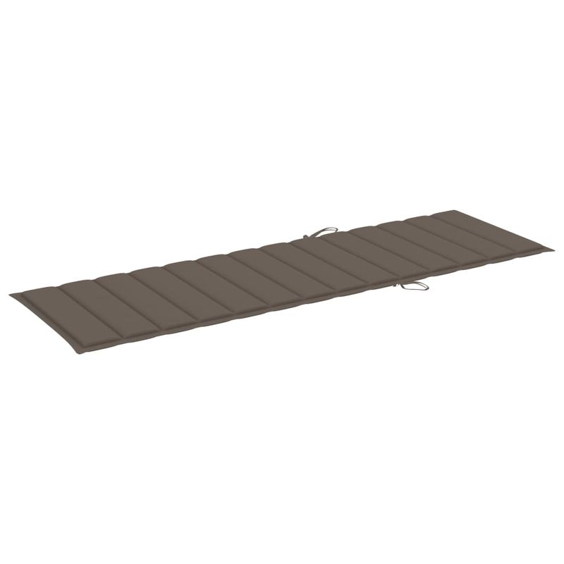 Casa si Gradina - Gradina si terasa - Mobilier exterior - Scaune si sezlonguri gradina - Sezlong de gradina cu perna, lemn masiv de acacia - Infinity.ro
