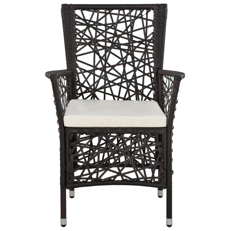 Casa si Gradina - Gradina si terasa - Mobilier exterior - Seturi mobila gradina - Set mobilier de gradina, 7 piese, maro, poliratan - Infinity.ro