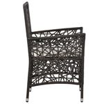 Casa si Gradina - Gradina si terasa - Mobilier exterior - Seturi mobila gradina - Set mobilier de gradina, 7 piese, maro, poliratan - Infinity.ro