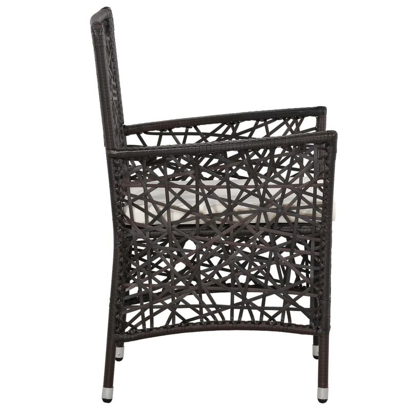Casa si Gradina - Gradina si terasa - Mobilier exterior - Seturi mobila gradina - Set mobilier de gradina, 7 piese, maro, poliratan - Infinity.ro