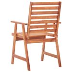 Casa si Gradina - Gradina si terasa - Mobilier exterior - Scaune si sezlonguri gradina - Scaune de masa exterior, cu perne, 2 buc., lemn masiv acacia - Infinity.ro