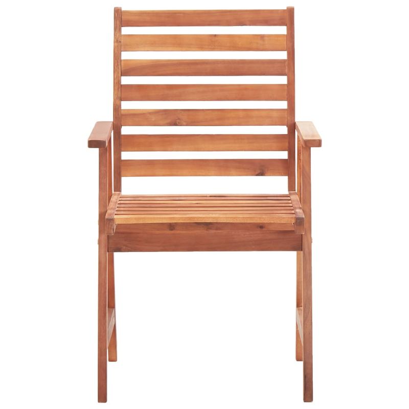 Casa si Gradina - Gradina si terasa - Mobilier exterior - Scaune si sezlonguri gradina - Scaune de masa exterior, cu perne, 2 buc., lemn masiv acacia - Infinity.ro