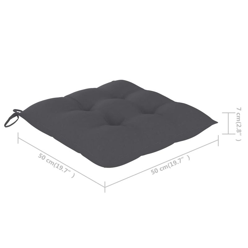 Casa si Gradina - Gradina si terasa - Mobilier exterior - Scaune si sezlonguri gradina - Scaune de masa exterior, cu perne, 2 buc., lemn masiv acacia - Infinity.ro