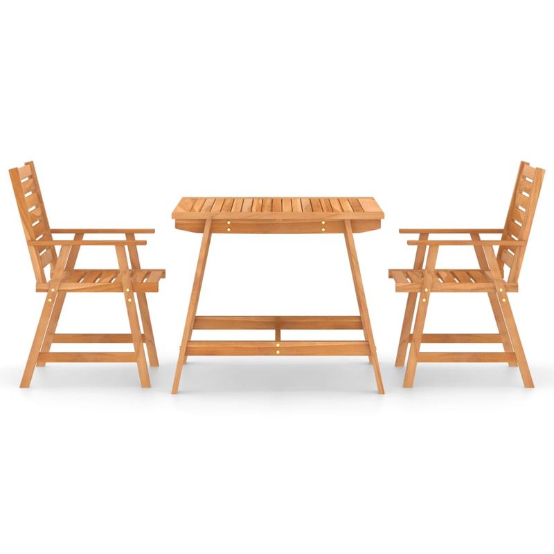 Casa si Gradina - Gradina si terasa - Mobilier exterior - Seturi mobila gradina - Set mobilier gradina, 3 piese, lemn masiv de acacia - Infinity.ro