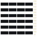 Casa si Gradina - Textile si covoare - Perdele si draperii - Perdele - Perdea anti insecte cu benzi scai, 210 x 100 cm, 2 buc, negru - Infinity.ro