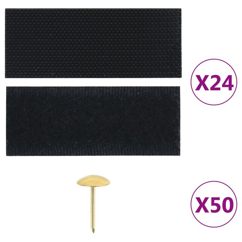 Casa si Gradina - Textile si covoare - Perdele si draperii - Perdele - Perdea anti insecte cu benzi scai, 210 x 100 cm, 2 buc, negru - Infinity.ro