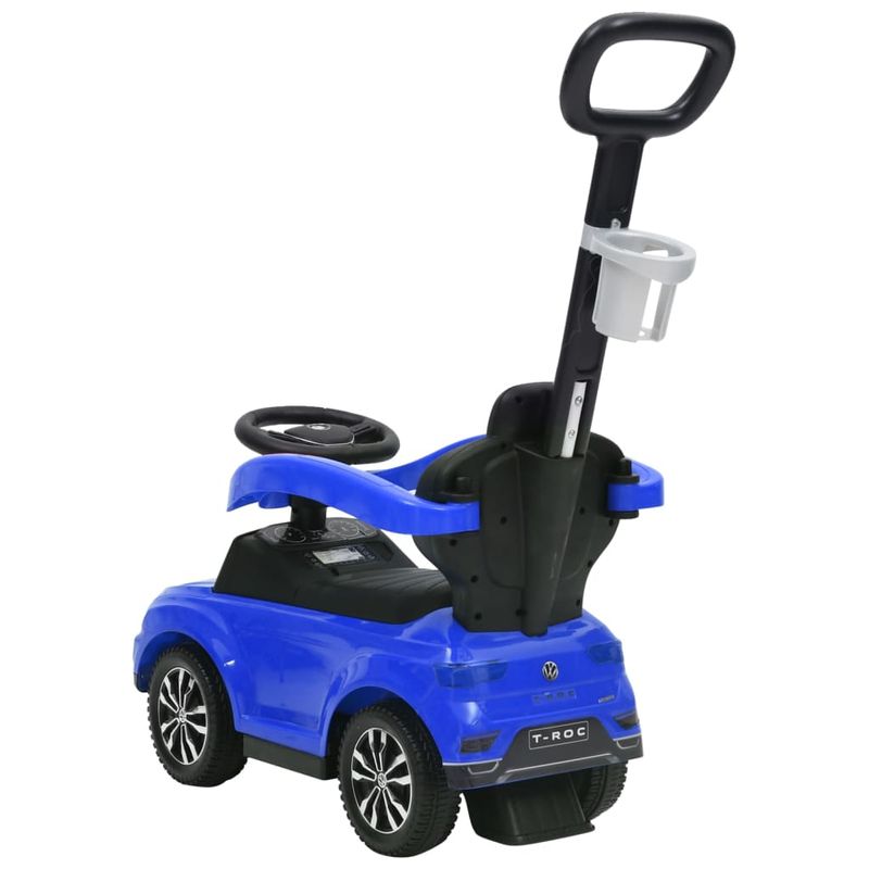 Jucarii, Copii si Bebe - Jucarii si jocuri - Jucarii de exterior - Masinute si vehicule pentru copii - Masinuta primii pasi Volkswagen T-Roc, albastru - Infinity.ro