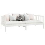 Casa si Gradina - Mobilier - Paturi si accesorii - Paturi - Pat de zi, alb, 90x200 cm, lemn masiv de pin - Infinity.ro