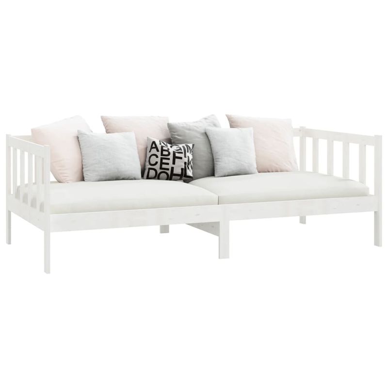 Casa si Gradina - Mobilier - Paturi si accesorii - Paturi - Pat de zi, alb, 90x200 cm, lemn masiv de pin - Infinity.ro