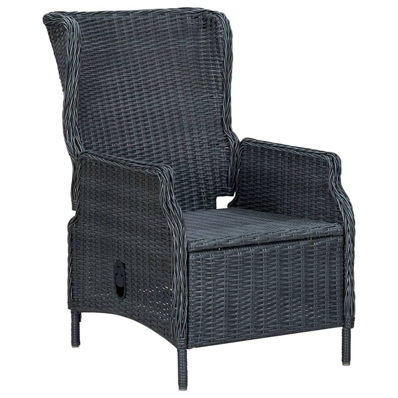 Casa si Gradina - Gradina si terasa - Mobilier exterior - Seturi mobila gradina - Set de masa pentru gradina, 7 piese, gri inchis - Infinity.ro