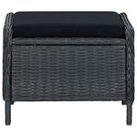 Casa si Gradina - Gradina si terasa - Mobilier exterior - Seturi mobila gradina - Set de masa pentru gradina, 7 piese, gri inchis - Infinity.ro