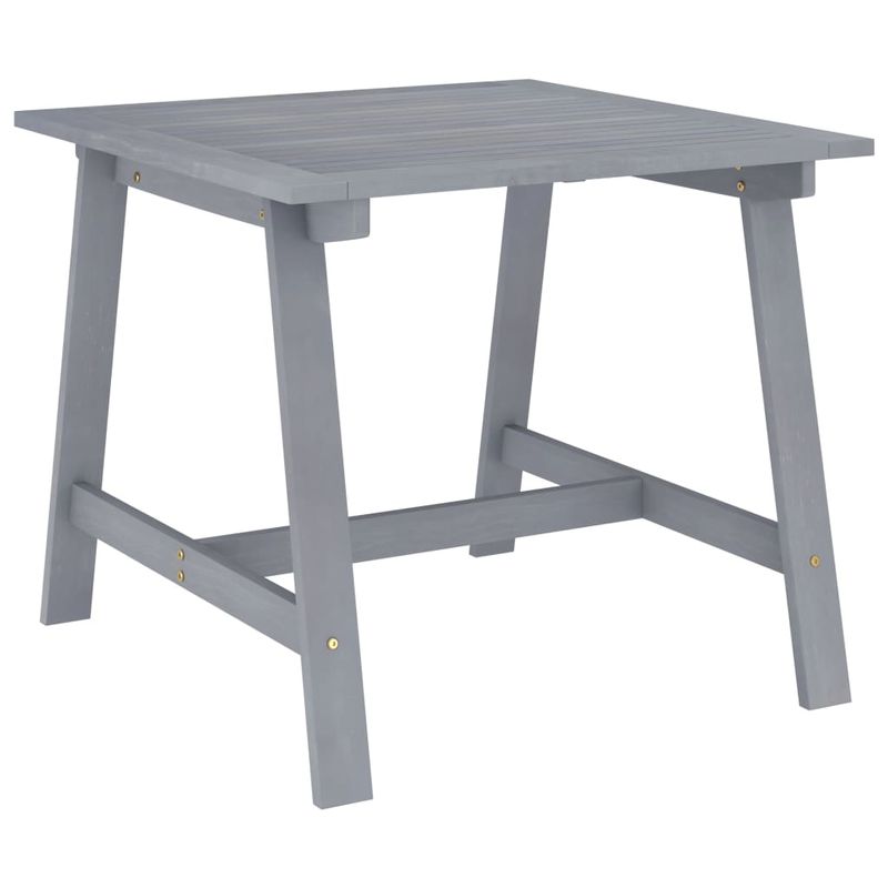 Casa si Gradina - Gradina si terasa - Mobilier exterior - Seturi mobila gradina - Set mobilier de gradina, 3 piese, gri, lemn masiv acacia - Infinity.ro