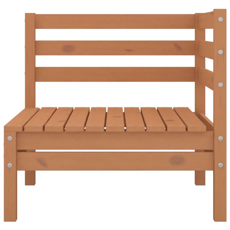 Casa si Gradina - Gradina si terasa - Mobilier exterior - Seturi mobila gradina - Set mobilier de gradina, 6 piese, maro miere, lemn masiv de pin - Infinity.ro
