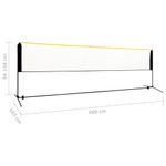 Sport si Outdoor - Sporturi cu paleta - Badminton - Echipamente de badminton - Plasa de badminton reglabila, 500x103x94-158 cm, metal - Infinity.ro