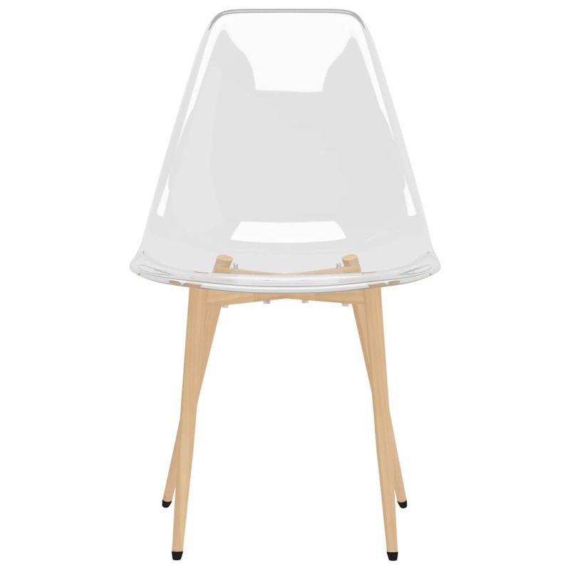 Casa si Gradina - Mobilier - Scaune si fotolii - Scaune - Scaune de bucatarie, 2 buc., transparent, PET - Infinity.ro