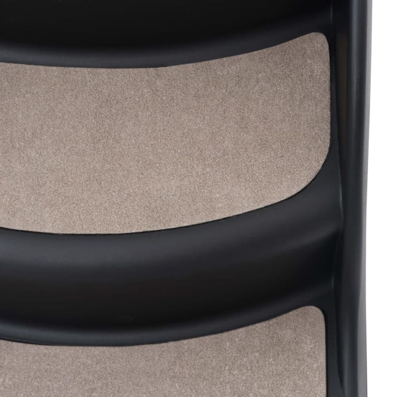 Petshop - Accesorii petshop - Dresaj animale - Scari de caine pliabile in 3 trepte, negru - Infinity.ro