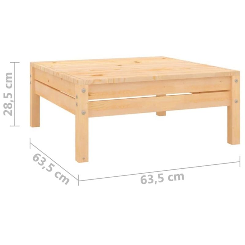 Casa si Gradina - Gradina si terasa - Mobilier exterior - Seturi mobila gradina - Set mobilier de gradina, 3 piese, lemn masiv de pin - Infinity.ro