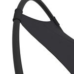 Casa si Gradina - Gradina si terasa - Mobilier exterior - Scaune si sezlonguri gradina - Sezlong balansoar cu roti din otel si material textil, negru - Infinity.ro