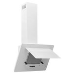 Electronice si Electrocasnice - Aragazuri, cuptoare si hote - Hote - Hote traditionale - Hota perete alb 60 cm otel inoxidabil si sticla securizata - Infinity.ro