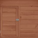 Petshop - Accesorii petshop - Culcusuri si custi - Custi interior si exterior - Cotet de pasari, cafeniu si alb, 152x96x110 cm, lemn de brad - Infinity.ro